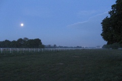 Misty Moon over Doncaster racecourse